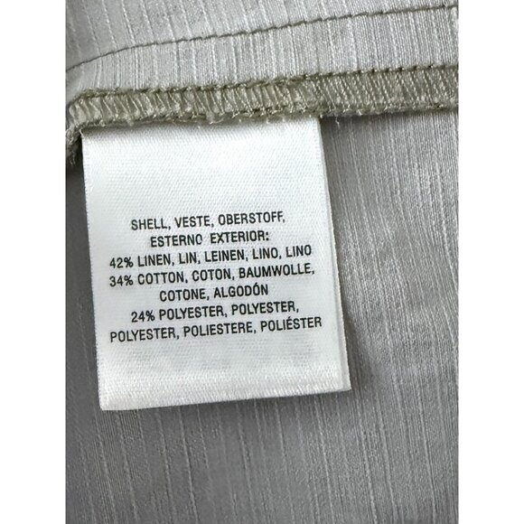 Anthropologie Sage Green Piped Trucker Jacket Size S, Boho - Picture 6 of 7